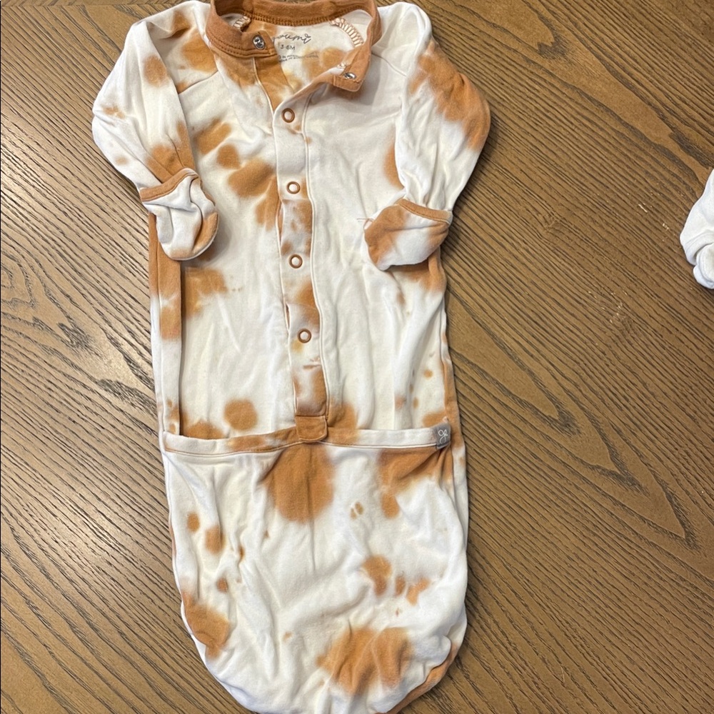Goumi Tie-Dye Baby Sleep Gown